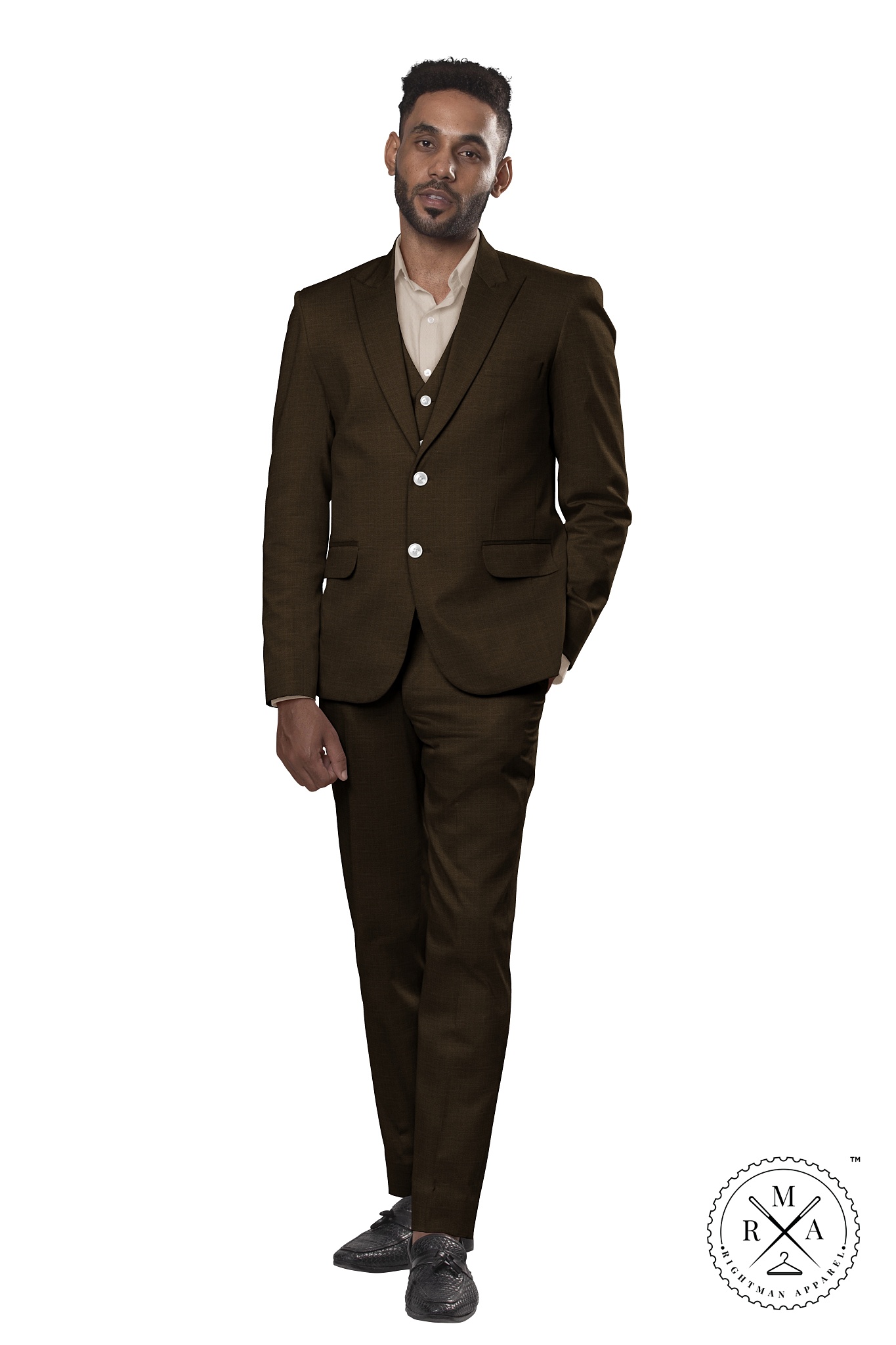 Kobicha Brown Three Piece Suit SU203